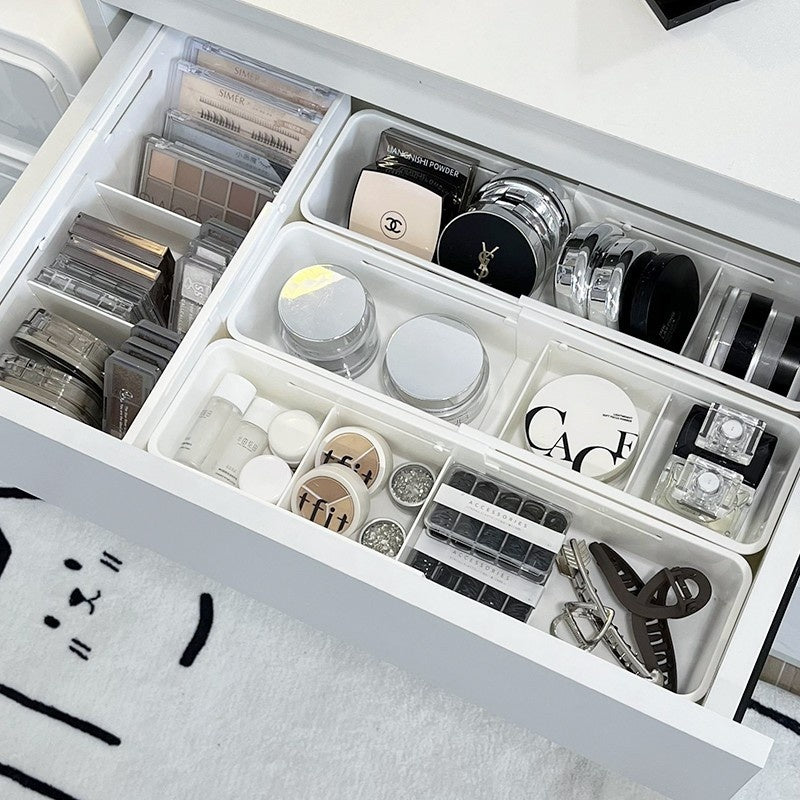 Telescopic Drawer Cosmetic Compartment Storage Box