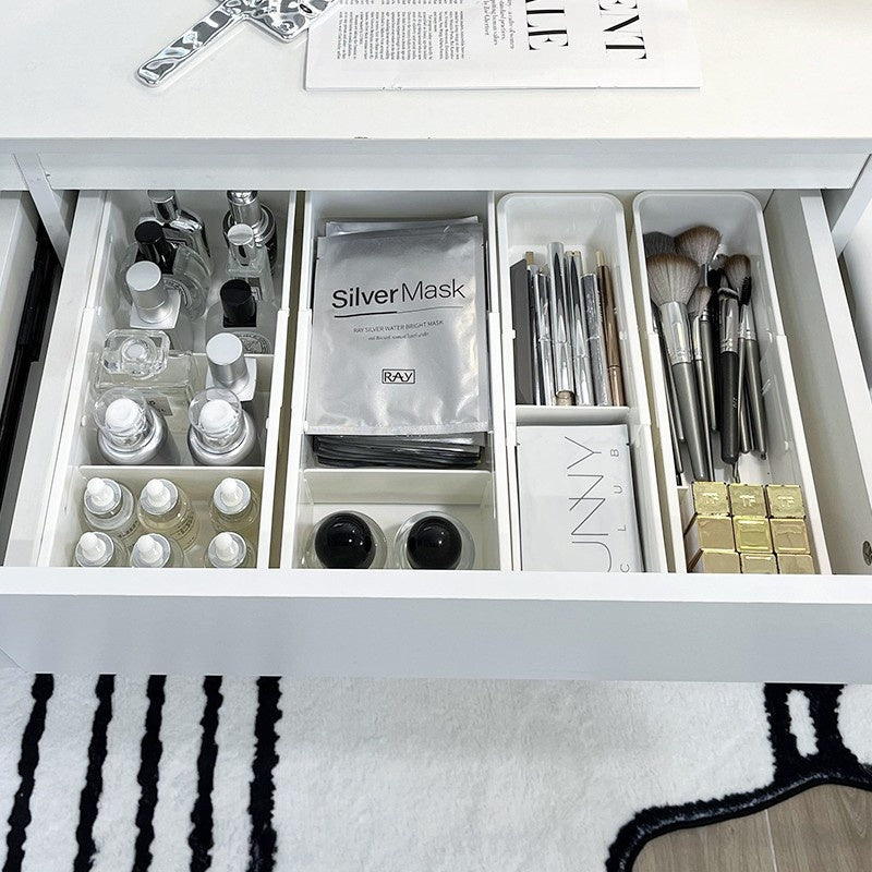 Telescopic Drawer Cosmetic Compartment Storage Box